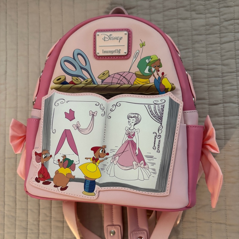 Loungefly Pink Cinderella Disney Mini Backpack